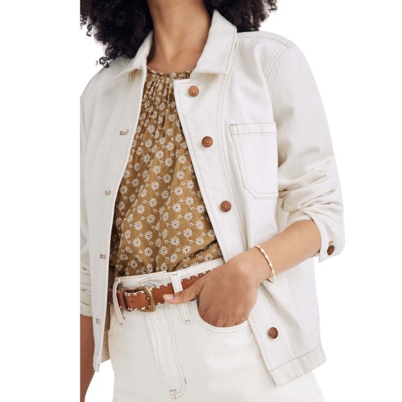 Madewell Ashwood Denim Chore Coat in Small
